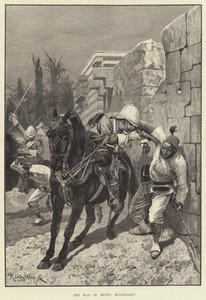 Kriget i Egypten, ge upp! (gravyr) av Richard Caton II (after) Woodville