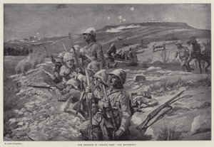 Försvaret av Caesars läger, "fixa bajonetter!" (litho) av Richard Caton II (after) Woodville