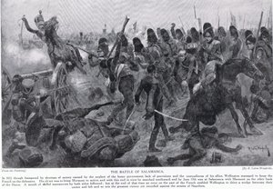 Slaget vid Salamanca, illustration från 