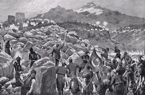 The Cretan Rebellion Against the Turks, illustration från 
