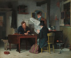 Väntar på scenen av Richard Caton Woodville