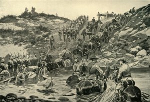 "Från Frere till Chieveley - Transportsvårigheter", 1900. av Richard Caton Woodville II