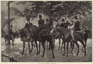 En skarp dusch i raden, Hyde Park av Richard Caton Woodville junior