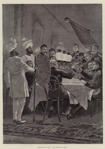 Jul i Indien, våra vänner i hemlandet! av Richard Caton Woodville junior