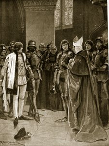 Henry VI levereras till Edward IV vid St. Paul