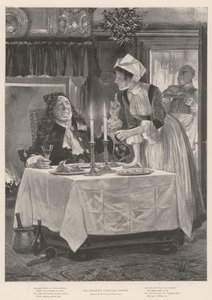 Hans gudstjänsts julmiddag av Richard Caton Woodville junior
