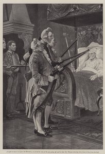 Illustration för A Colonel of The Empire, av Emily Lawless av Richard Caton Woodville junior