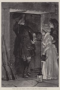 Illustration för A Colonel of The Empire, av Emily Lawless av Richard Caton Woodville junior