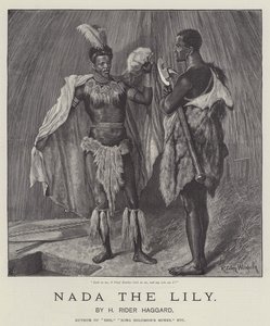 Liljan Nada, av H Rider Haggard av Richard Caton Woodville junior