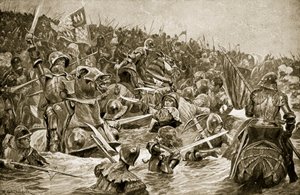 Slaget vid Towton, illustration från 