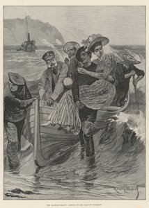 Yachtsäsongen, landar på Normandies kust