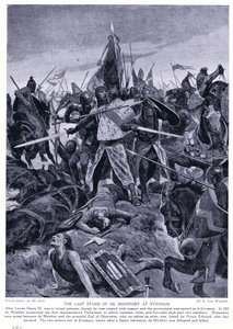 Den sista montern av de Montfort i Evesham AD 1265, 1920-talet