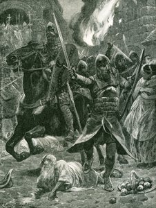 Resultatet av erkännandet av William I, juldagen, 1066 av Richard Caton Woodville junior