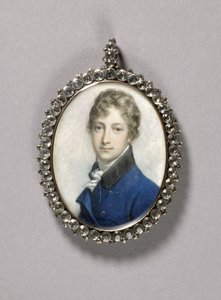 Porträttminiatyr av John Norris av Hughenden, ca 1795-1800