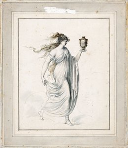 Porträtt av Lady Emma Hamilton av Richard Cosway