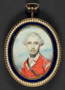 Porträtt av en officer av Richard Cosway