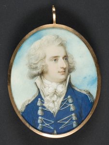 Porträtt av prinsregenten (kung Georg IV) av Richard Cosway