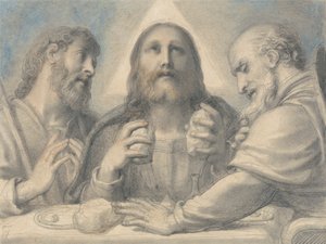 Kvällsmat på Emmaus av Richard Cosway