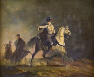 Jarlen av Ancram monterad på en laddare, ca 1773 (olja på duk)