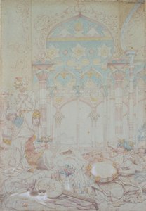 Fantasy of the Egyptian Hareme, 1865 av Richard Dadd
