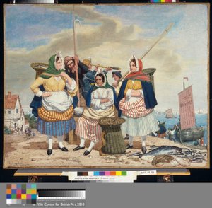 Fiskmarknad vid havet av Richard Dadd