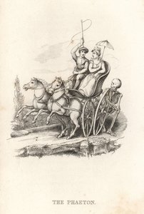 Dödens och Phaetonens skelett. ,1827 (gravyr)