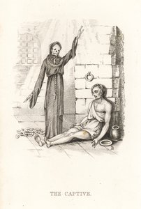 Dödens och fångens skelett. ,1827 (gravyr)