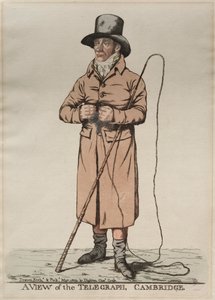 A View of the Telegraph, Cambridge av Richard Dighton