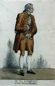 Mr William Farren (1786-1861) som Sir Peter Teazle av Richard Dighton