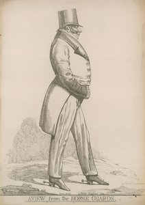 Sir Robert Bolton; Utsikt från Horse Guards av Richard Dighton