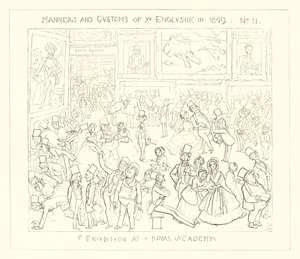 1849, en utställning på Royal Academy av Richard Doyle