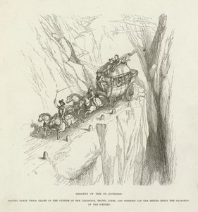 Nedstigning från St Gothard av Richard Doyle