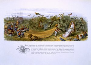 Illustrationer från "In Fairyland: A Series of Pictures from the Elf-World" av William Allingham och Andrew Lang av Richard Doyle