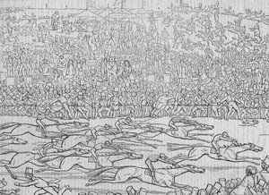 Maners and Customs of ye English New Series No. 8: Ye Derbye Daye 1849 av Richard Doyle