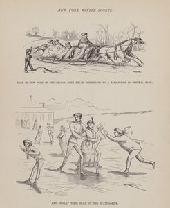 Sida från The American Tour of Mrs Brown, Jones and Robinson (gravyr) av Richard Doyle