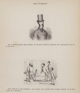 Sida från The American Tour of Mrs Brown, Jones and Robinson (gravyr) av Richard Doyle
