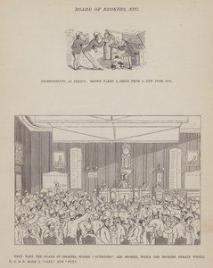 Sida från The American Tour of Mrs Brown, Jones and Robinson (gravyr) av Richard Doyle