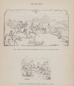 Sida från The American Tour of Mrs Brown, Jones and Robinson (gravyr) av Richard Doyle