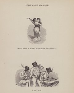 Sida från The American Tour of Mrs Brown, Jones and Robinson (gravyr) av Richard Doyle