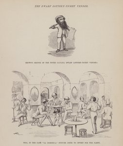 Sida från The American Tour of Mrs Brown, Jones and Robinson (gravyr) av Richard Doyle