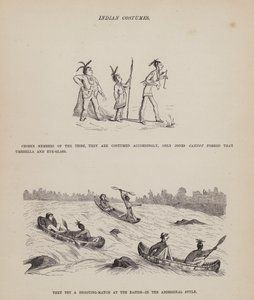 Sida från The American Tour of Mrs Brown, Jones and Robinson (gravyr) av Richard Doyle
