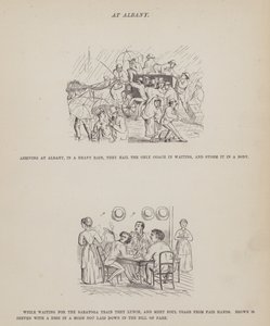 Itulau mai le The American Tour of Messrs Brown, Jones and Robinson (engraving)swed av Richard Doyle