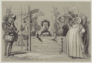Perkin Warbeck läser sin bekännelse (akvatint)
