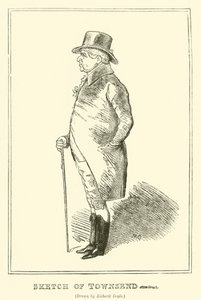Skiss av Townsend (gravyr) av Richard Doyle
