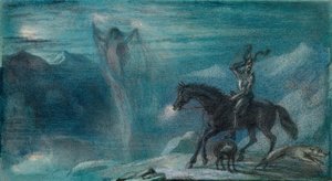 Riddaren och vålnaden av Richard Doyle