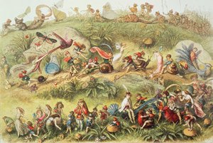 Elfkonungens triumfmarsch av Richard Doyle
