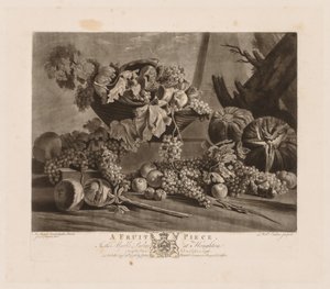 Ett fruktstycke, 1776. av Richard Earlom
