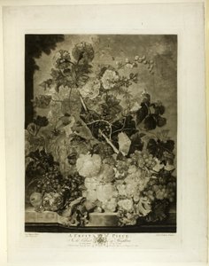 A Fruit Piece, från The Houghton Gallery av Richard Earlom