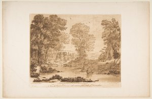 Landskap med Amor och Psyke, 1776. av Richard Earlom