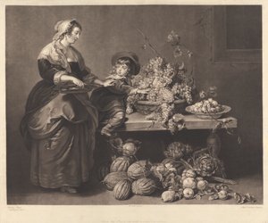 Rubens son och sjuksköterska av Richard Earlom